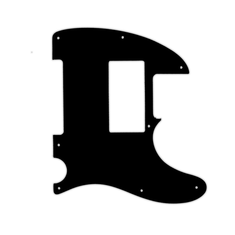 Telecaster Special Edition HH  - Matte Black .090" / 2.29mm thick, with bevelled edge.