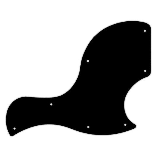 SG Junior (2018 Reissue) - Thin Shiny Black .060" / 1.52mm Thickness, No bevelled Edge