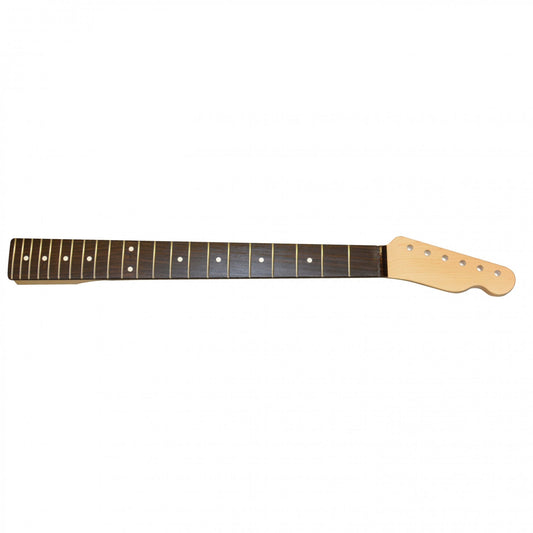 Telecaster Replacement Contemporary Rosewood Replacement Neck Clear Gloss Finish, 22 Frets