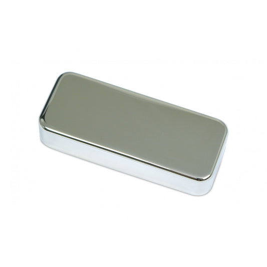 P-90 Metal Cover, No Holes (Enclosed) - Nickel Silver (3 finishes available)
