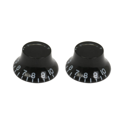 Bell Knob (Set of 2) Black, USA fit and CTS pots