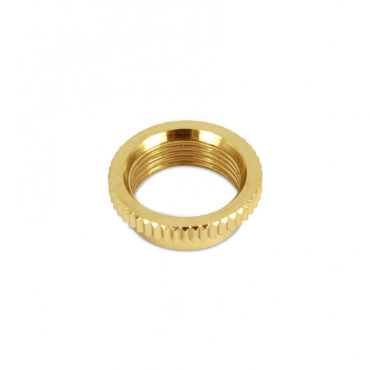 Knurled Nut For 3 Way Toggle Gold