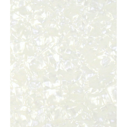 Acoustic Guitar Self Adhesive Blank White Pearloid 200mm x 170mm