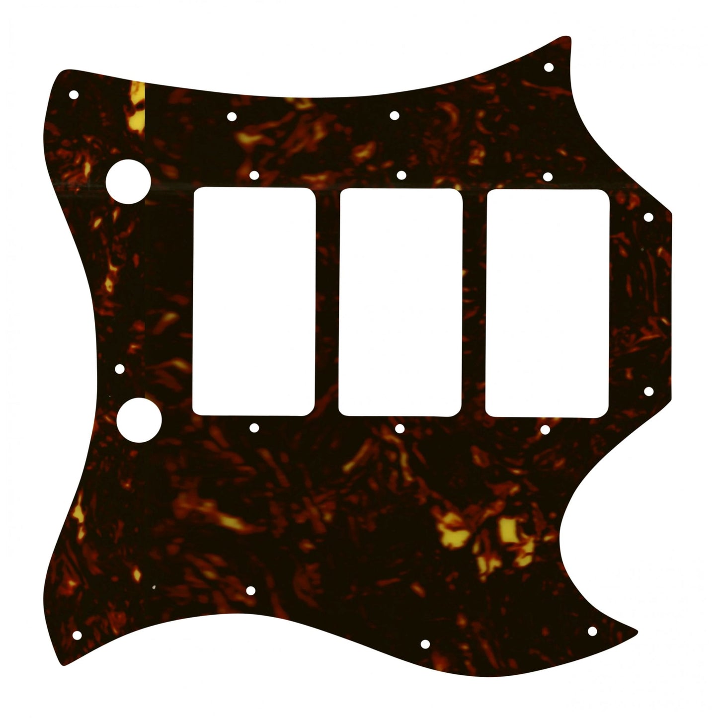 Gibson SG Custom 1964-1970 Full Face SG Custom - Dark Brown Celluloid Tortoiseshell W/B/W Lamination