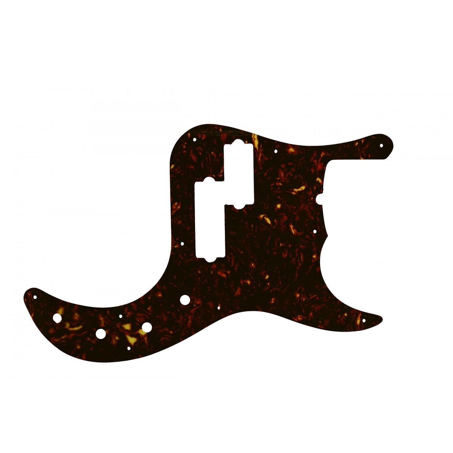 Fender American Deluxe 5 String Precision Bass - Dark Brown Celluloid Tortoiseshell W/B/W Lamination