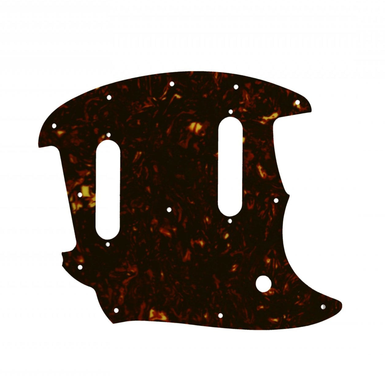 Fender 2017-Present Classic Style Mustang - Dark Brown Celluloid Tortoiseshell W/B/W Lamination