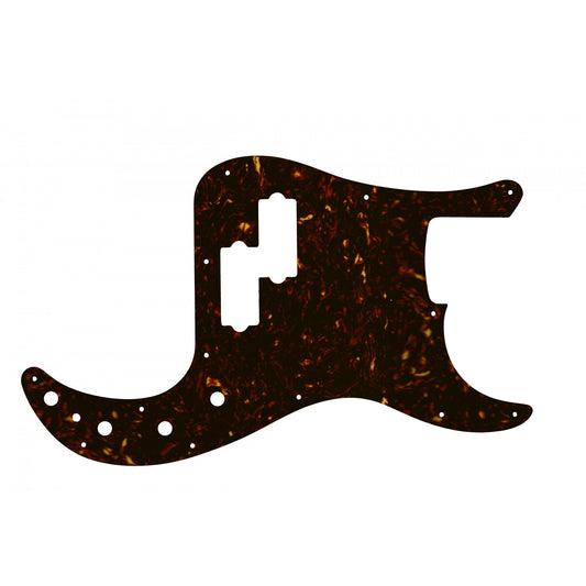 Made In Mexico Deluxe Active Special and Player Plus Active Precision Bass - Dark Brown Celluloid Tortoiseshell W/B/W Lamination