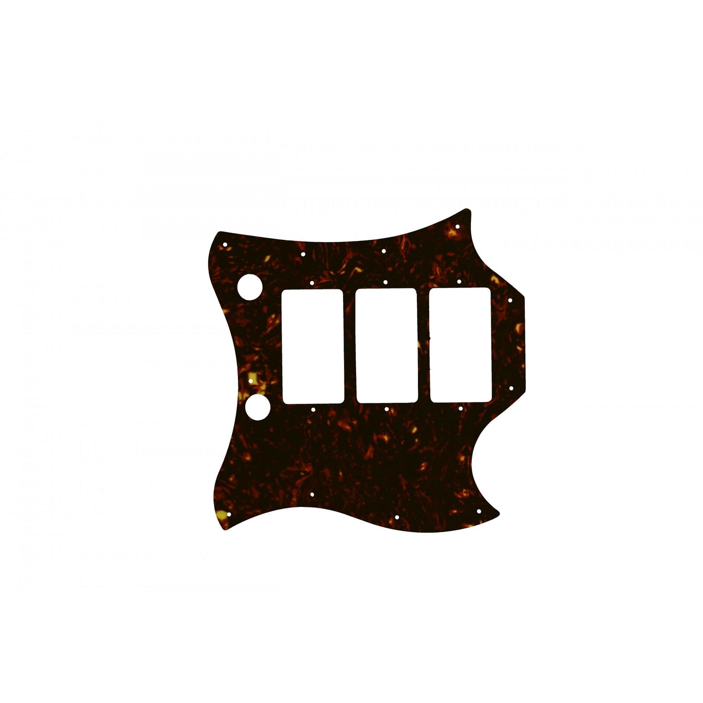 "Captain" Kirk Douglas Signature Roots SG - Dark Brown Celluloid Tortoiseshell W/B/W Lamination
