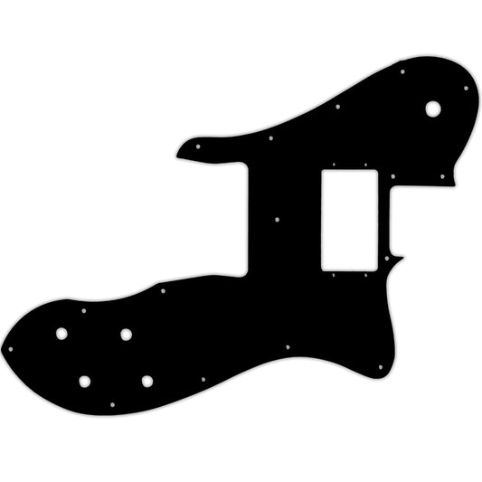 Tele Custom 1999-Present Made In Mexico Or 2012-2013 American Vintage '72 Telecaster Custom - Black White Black Fender Wide Range Humbuckers