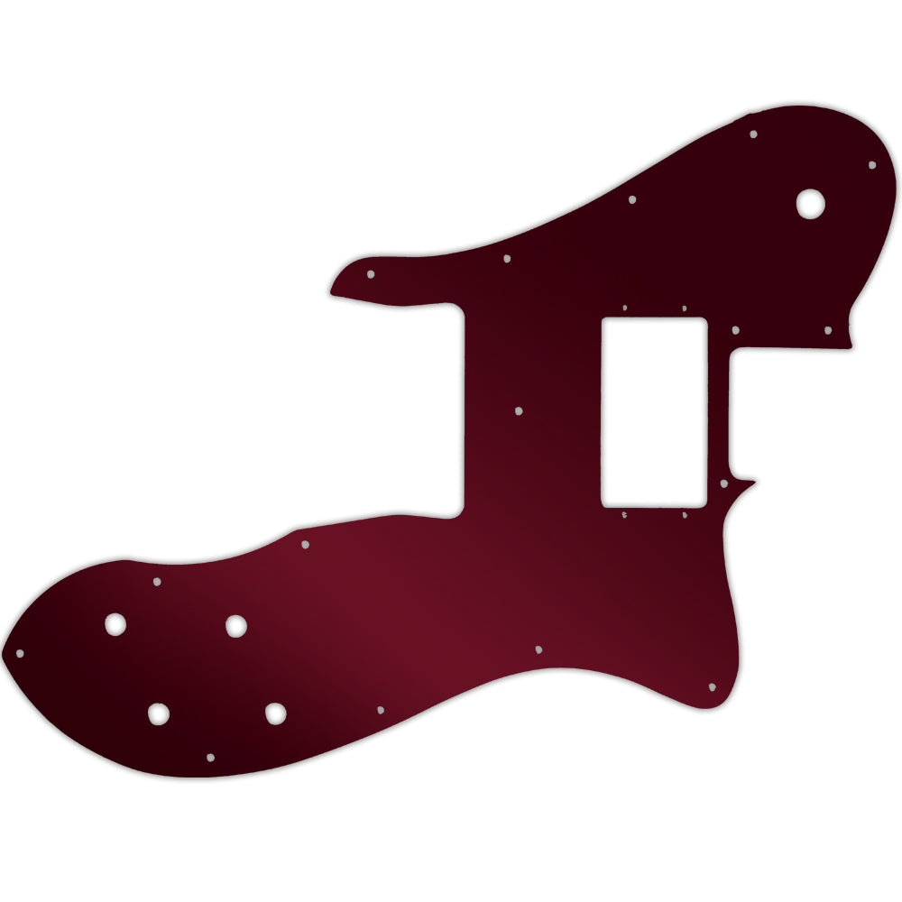Tele Custom 1999-Present Made In Mexico Or 2012-2013 American Vintage '72 Telecaster Custom - Red Mirror Fender Wide Range Humbuckers