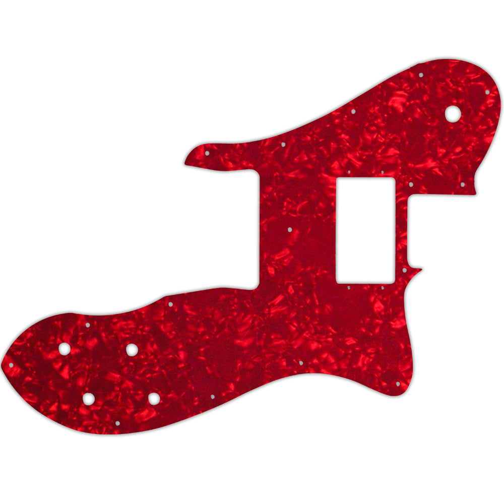 Tele Custom 1999-Present Made In Mexico Or 2012-2013 American Vintage '72 Telecaster Custom - Red Pearl W/B/W Lamination Fender Wide Range Humbuckers