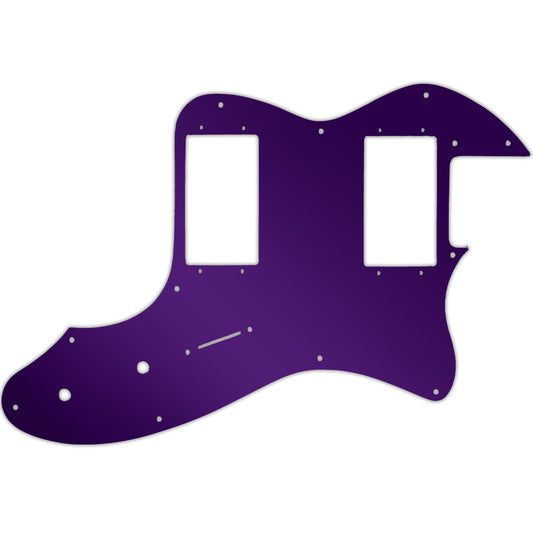 Tele Thinline 1999 Made In Japan '72 Telecaster Thinline - Purple Mirror Fender Wide Range Humbuckers